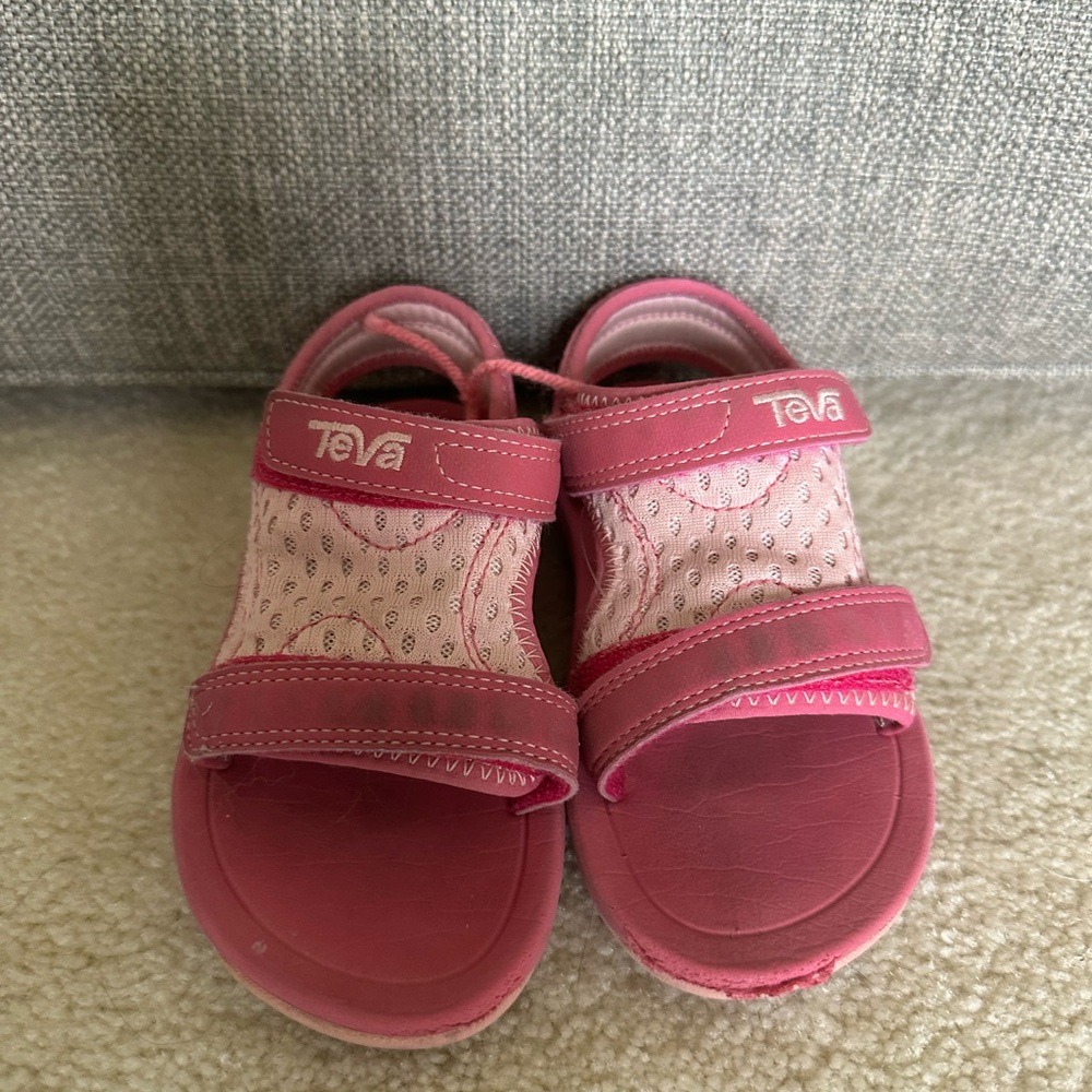 Teva Toddler Pink Hook-and-Loop Sport Sandals